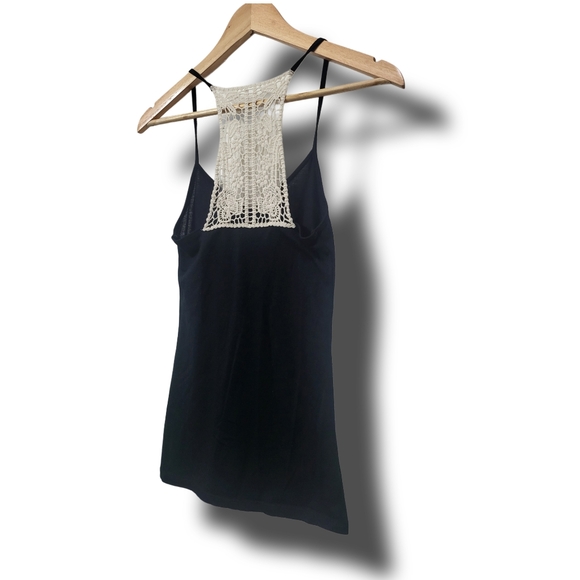 🌿Rue21 Womens Small Crochet Racerback Blank Tank Top--So Cute! - Picture 8 of 11